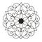 Glitzhome® 23" Traditional Floral Iron Scroll Outdoor Wall Decor